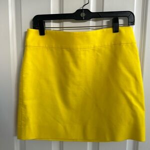 Yellow Jcrew skirt, size 4